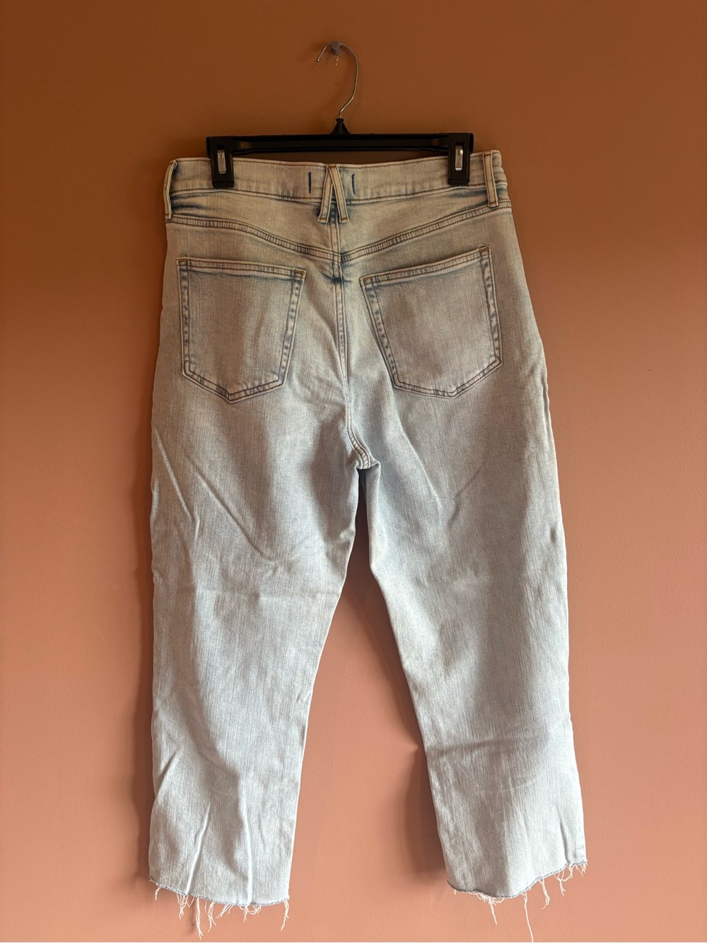 Light Wash Women’s Jeans - Casual High-Rise Straight Leg